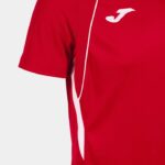 Joma 82P4R406 احمر ابيض قميص بطولة قصيرة الأكمام السابع رجال - Image 4