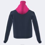 Joma 82P4R4086 الفوشيه الأسود مقنع سترة فتاة بارك - Image 3