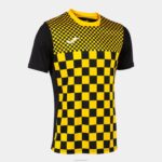 Joma 82P4R408 أصفر مسود قميص بأكمام قصيرة العلم iii رجال