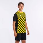 Joma 82P4R408 أصفر مسود قميص بأكمام قصيرة العلم iii رجال - Image 6