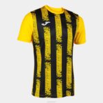 Joma 82P4R409 أصفر أسود قميص بأكمام قصيرة inter iii رجال
