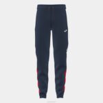 Joma 82P4R4118 الأزرق الداكن الأحمر لونغز السراويل شريطية رجال