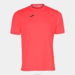Joma 82P4R4120 نيون المرجان قميص قصير الأكمام كومبي رجال