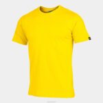 Joma 82P4R4122 أصفر قميص قصير الاكمام صحراوي رجال