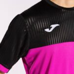 Joma 82P4R4129 نيون وردي أسود قميص قصير الأكمام مونتريال رجال - Image 4