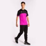 Joma 82P4R4129 نيون وردي أسود قميص قصير الأكمام مونتريال رجال - Image 5