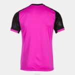 Joma 82P4R4129 نيون وردي أسود قميص قصير الأكمام مونتريال رجال - Image 6