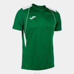 Joma 82P4R412 أبيض أخضر قميص بطولة قصيرة الأكمام السابع رجال