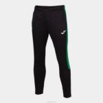 Joma 82P4R4164 أسود أخضر بطولة طويلة السراويل البيئية رجال