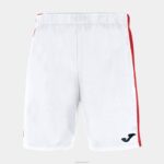 Joma 82P4R4202 أبيض أحمر شورت ماكسي رجال