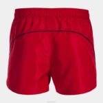 Joma 82P4R4224 أحمر منحنى جذوع السباحة رجال - Image 6