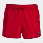 Joma 82P4R4224 أحمر منحنى جذوع السباحة رجال - Image 9