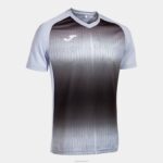 Joma 82P4R4245 السماء الزرقاء السوداء قميص بأكمام قصيرة النمر v رجال