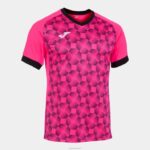 Joma 82P4R4270 نيون وردي أسود قميص بأكمام قصيرة سوبر نوفا iii رجال