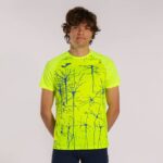 Joma 82P4R4328 الفلورسنت الأصفر قميص قصير الأكمام النخبة التاسع رجال - Image 2