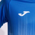 Joma 82P4R4367 أبيض أزرق ملكي قميص بأكمام قصيرة النمر الرابع رجال - Image 6