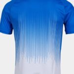 Joma 82P4R4367 أبيض أزرق ملكي قميص بأكمام قصيرة النمر الرابع رجال - Image 9
