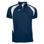 Joma 82P4R4378 الأزرق الداكن الأبيض بطولة قميص بولو قصير الأكمام III رجال