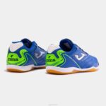 Joma 82P4R438 الأزرق الملكي الأخضر الفلوريسنت حذاء كرة الصالات مكسيما 23 داخلي - Image 3