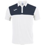 Joma 82P4R4409 أبيض كحلي قميص بولو قصير الأكمام الفائز رجال