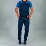 Joma 82P4R4449 الأزرق الداكن الأزرق الملكي قميص بولو بأكمام قصيرة هواية II رجال - Image 3