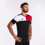 Joma 82P4R4455 أسود أحمر أبيض قميص طاقم قصير الأكمام v رجال - Image 4