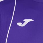 Joma 82P4R4463 أبيض أرجواني قميص بطولة قصيرة الأكمام السابع رجال - Image 3