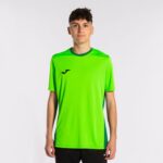 Joma 82P4R4499 نيون الخضراء قميص قصير الأكمام الفائز الثاني رجال - Image 2