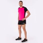 Joma 82P4R4500 نيون وردي أسود قميص قصير الأكمام سجل الثاني رجال - Image 11