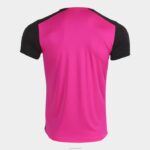 Joma 82P4R4500 نيون وردي أسود قميص قصير الأكمام سجل الثاني رجال - Image 4