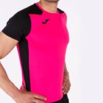 Joma 82P4R4500 نيون وردي أسود قميص قصير الأكمام سجل الثاني رجال - Image 8