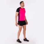 Joma 82P4R4500 نيون وردي أسود قميص قصير الأكمام سجل الثاني رجال - Image 10