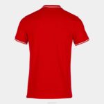 Joma 82P4R4501 أحمر قميص بولو بأكمام قصيرة مريحة II رجال - Image 2