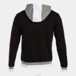 Joma 82P4R4513 أسود اللون الرمادي سترة مقنعين مريحة الثاني رجال - Image 2