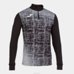 Joma 82P4R455 أسود قميص من النوع الثقيل النخبة الثامن رجال