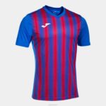 Joma 82P4R4573 الأزرق الملكي الأحمر قميص قصير الأكمام inter ii رجال