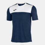 Joma 82P4R4606 الأزرق الداكن الأبيض الفائز قميص قصير الأكمام رجال