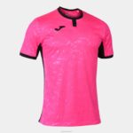 Joma 82P4R4624 نيون وردي أسود قميص قصير الأكمام toletum الثاني رجال