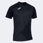 Joma 82P4R462 أسود قميص بأكمام قصيرة haka ii رجال