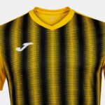 Joma 82P4R4648 أصفر أسود قميص قصير الأكمام inter ii رجال - Image 11