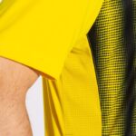 Joma 82P4R4648 أصفر أسود قميص قصير الأكمام inter ii رجال - Image 7