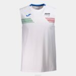 Joma 82P4R4700 أبيض بدون اكمام تي شيرت ايطالي للتنس و البديل