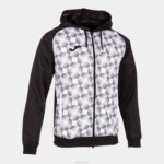 Joma 82P4R470 أسود أبيض سترة سوبرنوفا مقنعين III رجال