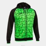 Joma 82P4R473 أسود أخضر نيون سترة سوبرنوفا مقنعين III رجال