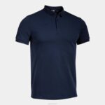 Joma 82P4R4749 الأزرق الداكن قميص بولو بأكمام قصيرة pasarela III رجال