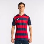 Joma 82P4R479 الأزرق الداكن الأحمر قميص بكم قصير europa v رجال - Image 2