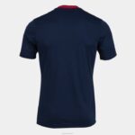 Joma 82P4R479 الأزرق الداكن الأحمر قميص بكم قصير europa v رجال - Image 7