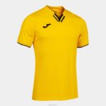 Joma 82P4R489 أصفر أسود قميص قصير الأكمام toletum الرابع رجال