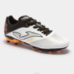 Joma 82P4R48 أبيض أسود حذاء كرة القدم Xpander 23 FG - Image 4