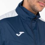 Joma 82P4R517 الأزرق الداكن الأبيض بطولة سترة المطر الرابع رجال - Image 4